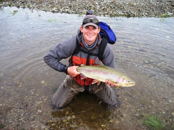 Sean fishing